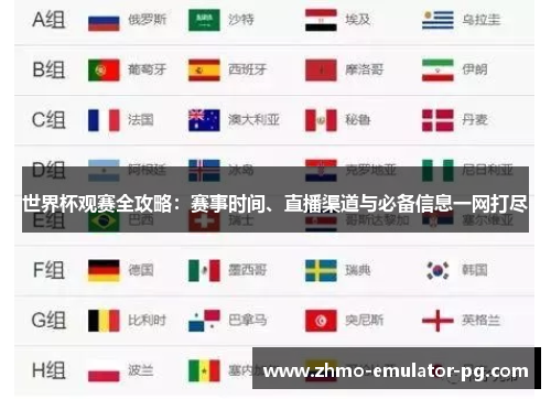 世界杯观赛全攻略:赛事时间、直播渠道与必备信息一网打尽 世界杯观赛全攻略:赛事时间、直播渠道与必备信息一网打尽