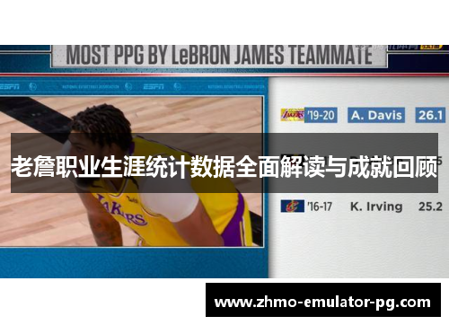 老詹职业生涯统计数据全面解读与成就回顾
